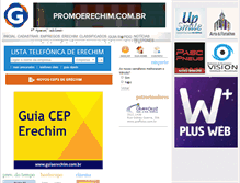 Tablet Screenshot of guiaerechim.com.br